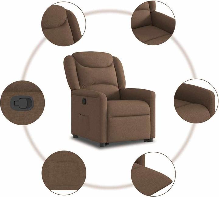 Image du produit vidaXL Relaxsessel mit Aufstehhilfe