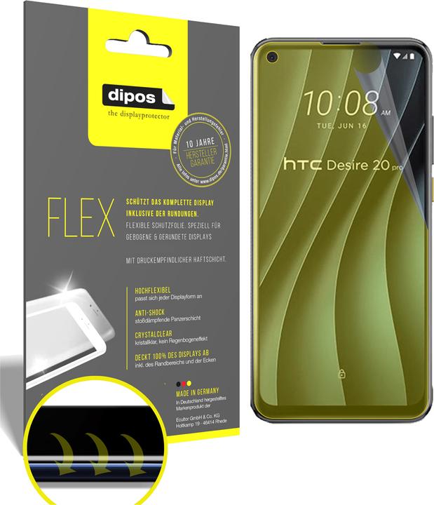 Produktbild Dipos Displayschutzfolie Full-Cover 3D (HTC Desire 20 Pro)