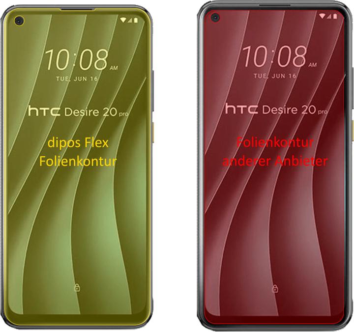 Produktbild Dipos Displayschutzfolie Full-Cover 3D (HTC Desire 20 Pro)