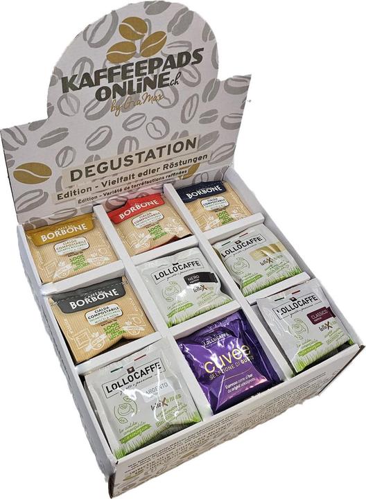 Produktbild GiaMax Degustationsbox Espresso – Borbone & Lollo (90 Kaffeepads E.S.E) (90 x Port.)