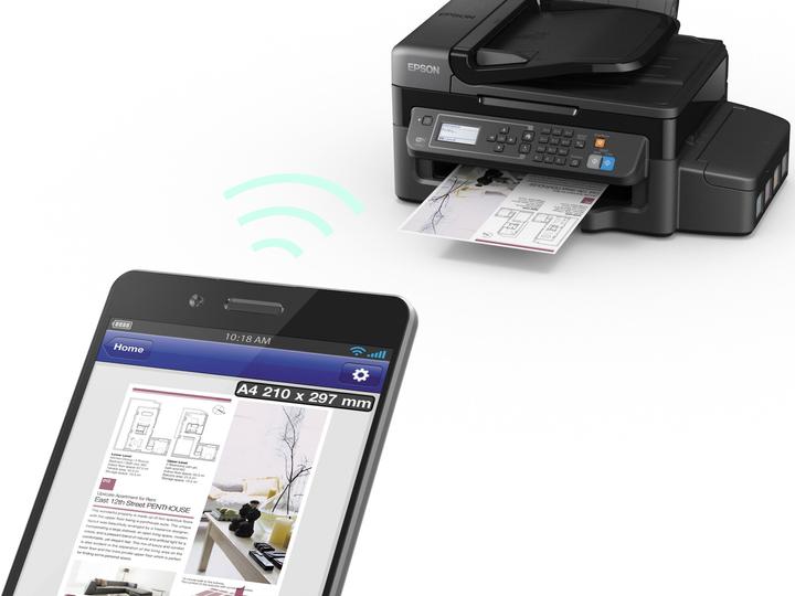 Actual product image Epson ET-4500 EcoTank (Ink tank, Colour)