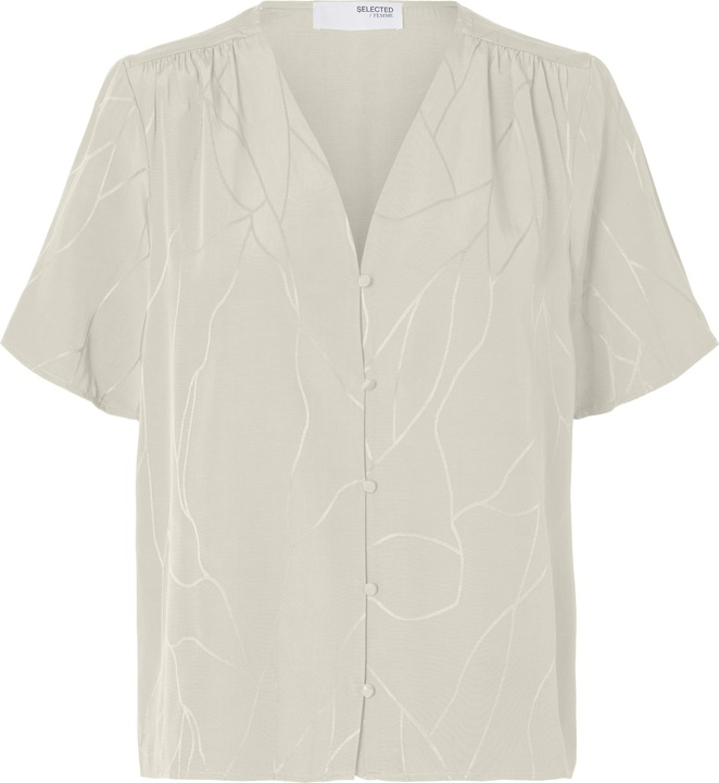 Selected Femme Print Top mit V-Ausschnitt