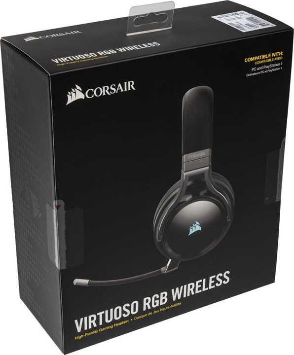 Image du produit Corsair Virtuoso Wireless Carbon (Sans fil)