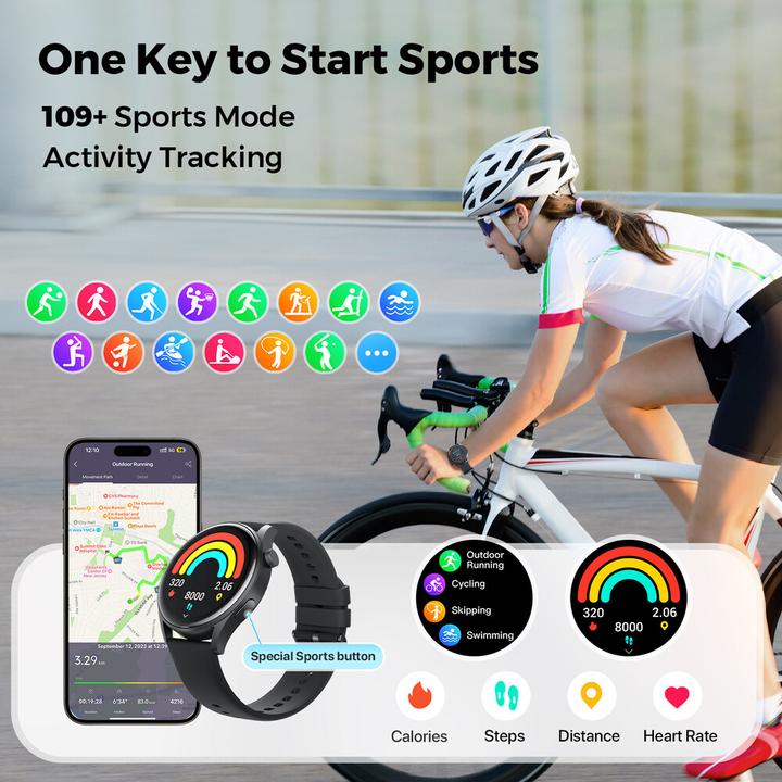 Image du produit Soundpeats Watch4 smartwatch (black)