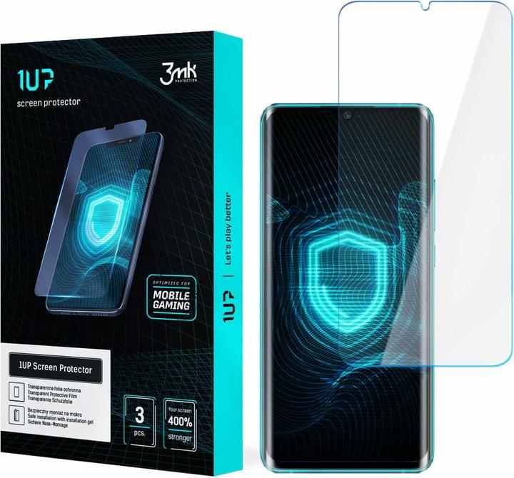 Actual product image 3MK Folia 1UP Xiaomi Redmi Note 10 5G Gaming 3 vnt. (3 Piece, Xiaomi Redmi Note 10 5G)