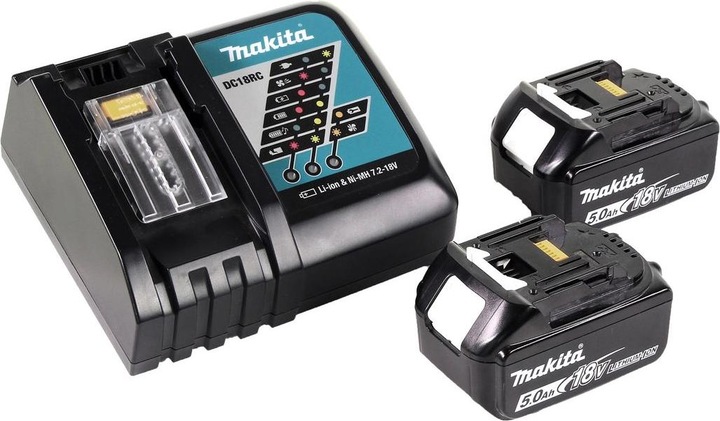 Produktbild Makita DTR 180 RTJ Akku Bewehrungsverbinder 18V Brushless mit 2x 5,0 Ah Akku und Lader im Makpac + 2