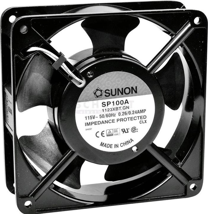 Actual product image Sunon DP200A2123XBL Axial fan 230 V/AC 164.76 m³/h (L x W x H) 120 x 120 x 38