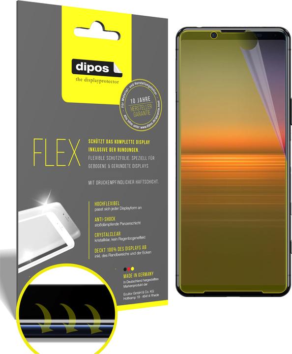 Actual product image Dipos Screen Protector Full-Cover 3D (2 Piece, Sony Xperia 5 II)