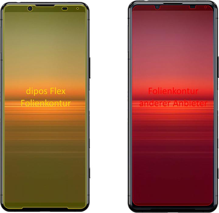 Actual product image Dipos Screen Protector Full-Cover 3D (2 Piece, Sony Xperia 5 II)