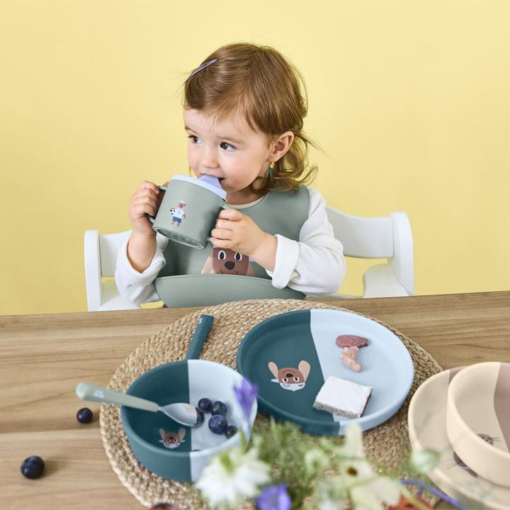 Produktbild Lässig Kinderschale Tiny Team Dog Blau