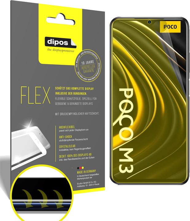 Produktbild Dipos Displayschutzfolie Full-Cover 3D (Xiaomi Poco M3)