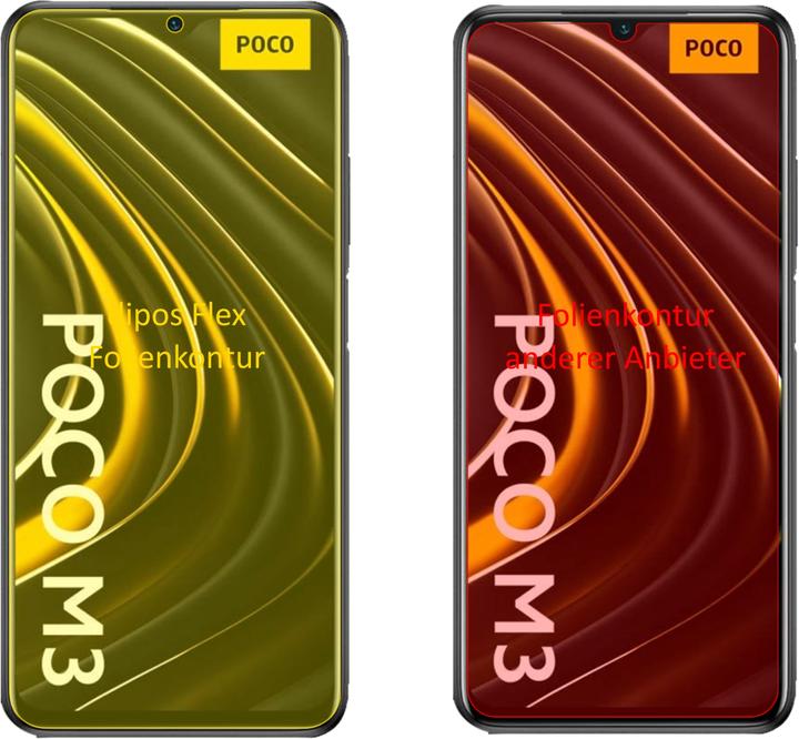 Produktbild Dipos Displayschutzfolie Full-Cover 3D (Xiaomi Poco M3)