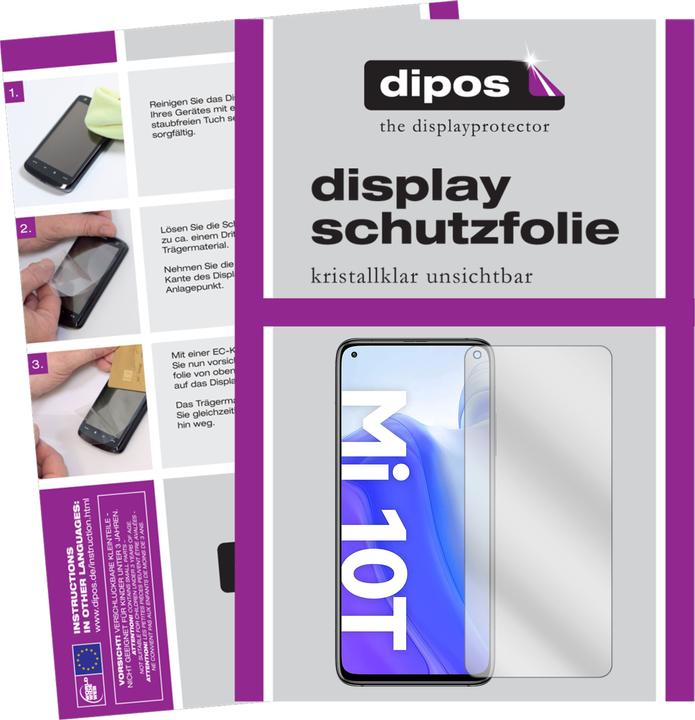 Produktbild Dipos Displayschutzfolie Crystalclear (Xiaomi Mi 10T Pro)