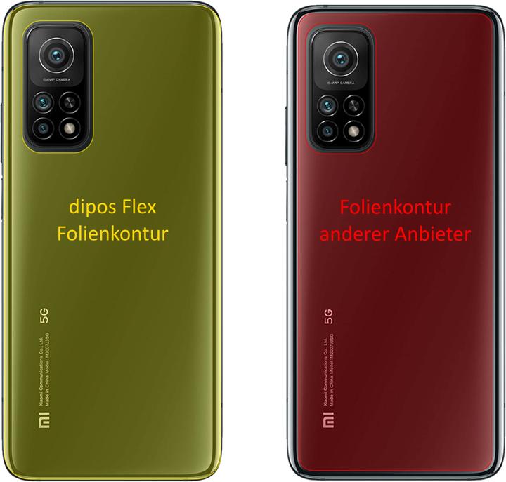 Produktbild Dipos Displayschutzfolie Full-Cover 3D (Xiaomi Mi 10T Pro)