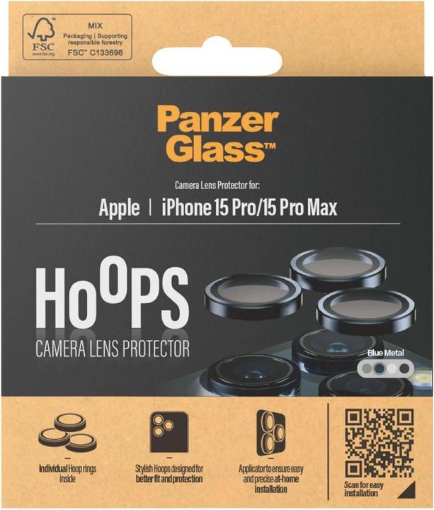 Actual product image PanzerGlass Hoops (1 pcs., Apple iPhone 15 Pro, Apple iPhone 15 Pro Max)