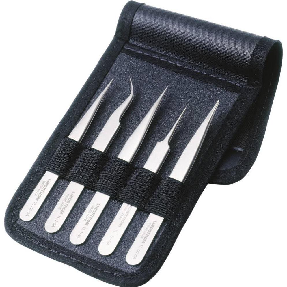 Thumbnail - Bahco, Pinzette, Satz mit 5 Pinzetten, Typ 00-SA, 1-SA, 3C-SA, 5-SA, 7-SA