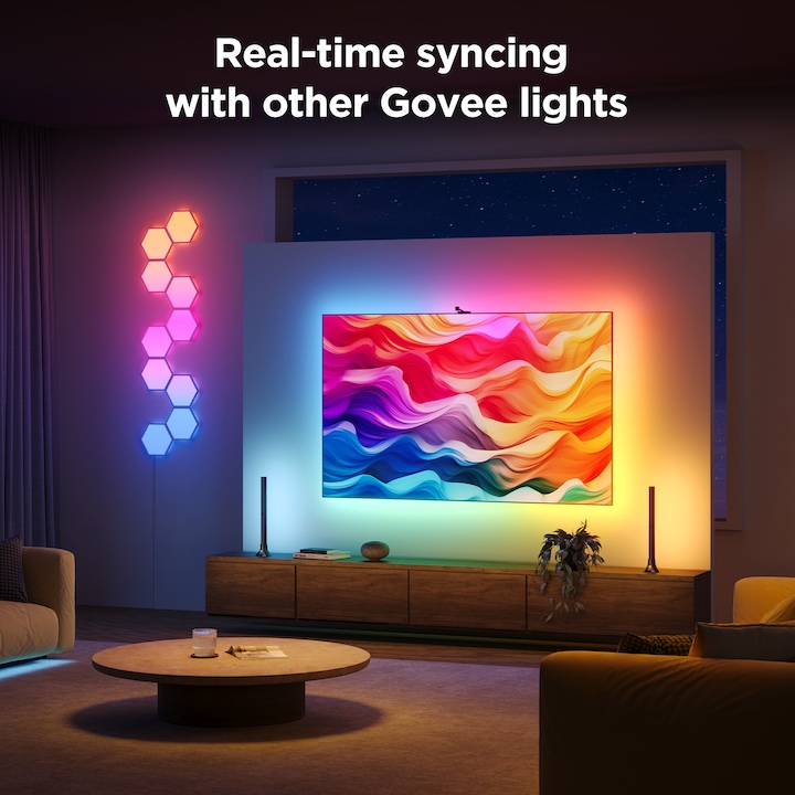 Actual product image Govee Envisual TV Backlight (Warm white, RGBIC, 360 cm, Indoor)