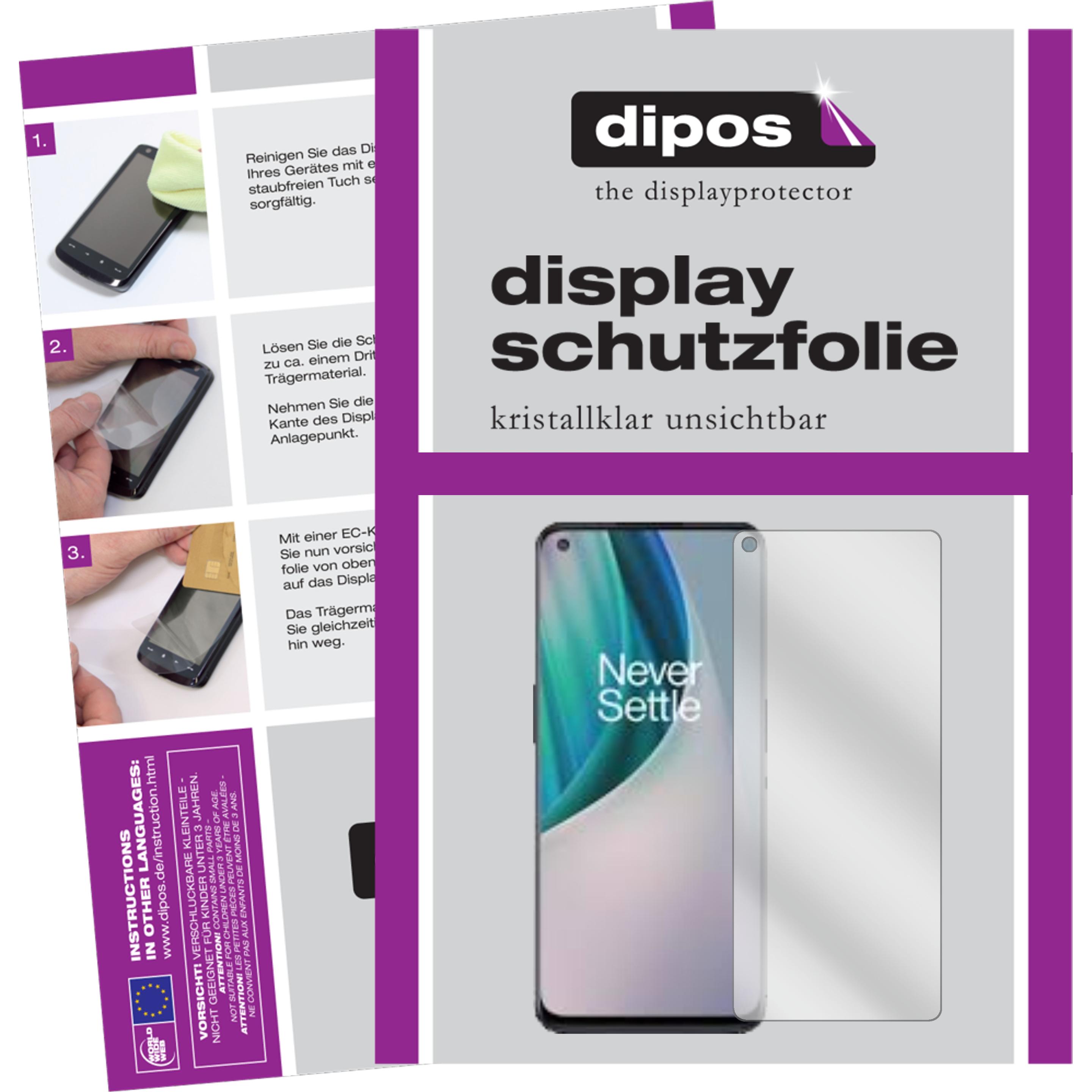 Dipos Displayschutzfolie Crystalclear (6 Stück, OnePlus Nord N10 5G), Smartphone Schutzfolie, Transparent