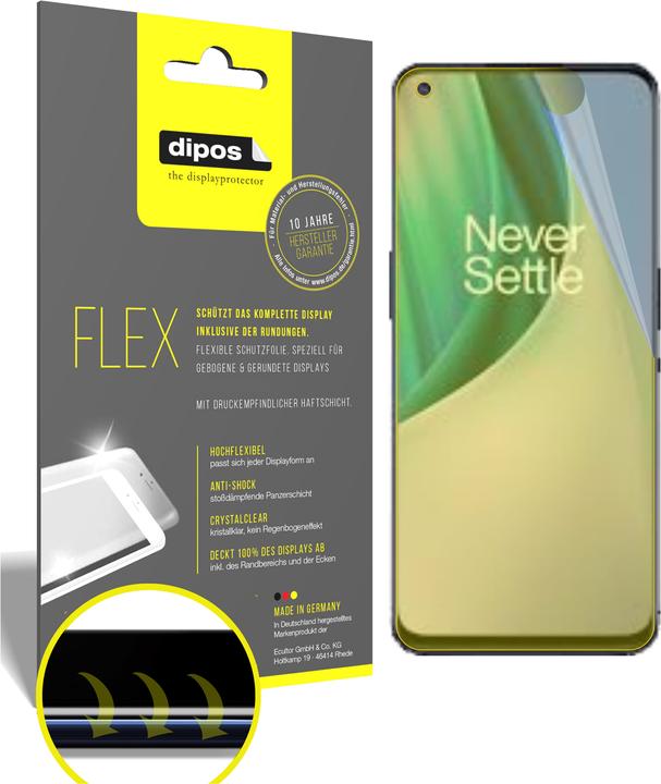 Produktbild Dipos Displayschutzfolie Full-Cover 3D (OnePlus Nord N100)