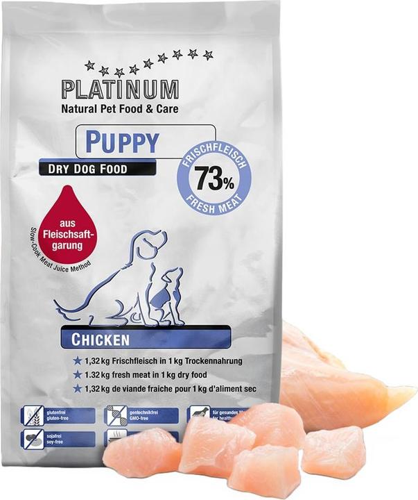 Produktbild Platinum Halbfeuchtfutter Puppy Huhn, 5 kg (Junior, 5 Stk., 5000 g)