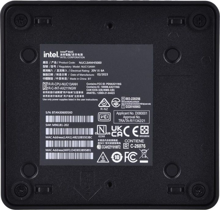 Immagine prodotto ASUS Arena Canyon NUC13ANHI5 (Intel Core i5-1340P)