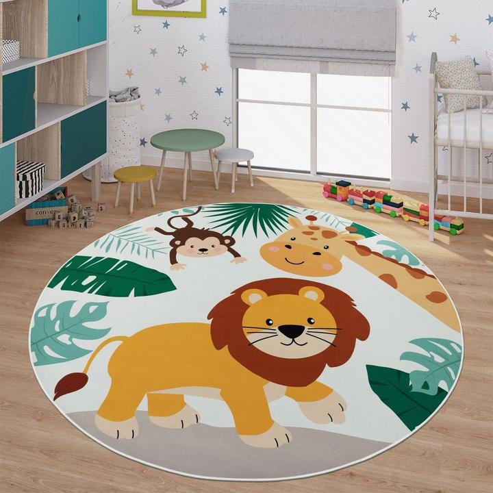 Immagine prodotto Paco Home Weltkarten-Design Tiere (240 x 340 cm)