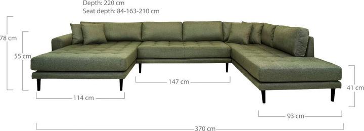 Actual product image House Nordic Lido (Sofa landscape)