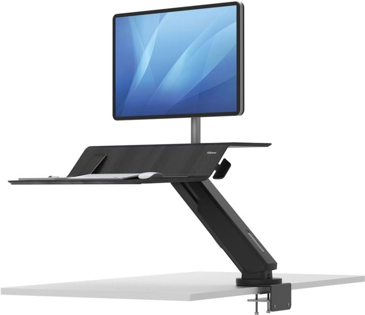 Fellowes Lotus™ RT sitting/standing workstation, for 1 monitor, HxWxD 222 x 902 x 603 mm