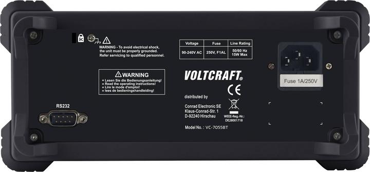 Actual product image Voltcraft Table multimeter (CAT I 1000V, CAT II 600V)