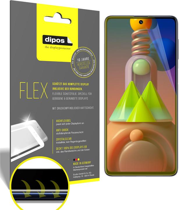 Produktbild Dipos Displayschutzfolie Full-Cover 3D (Samsung Galaxy M51)
