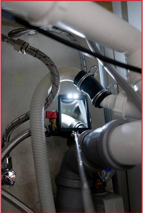 Produktbild KS Tools Flexibler und Teleskop-Magnethalter und Inspektionsspiegel-Satz, 6-tlg