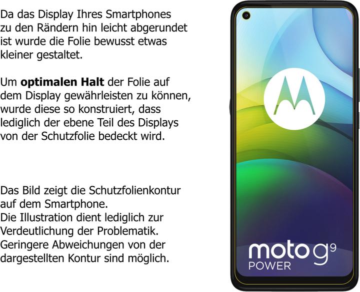 Produktbild Dipos Displayschutz Anti-Shock (2 Stück, Motorola Moto G9 Power)