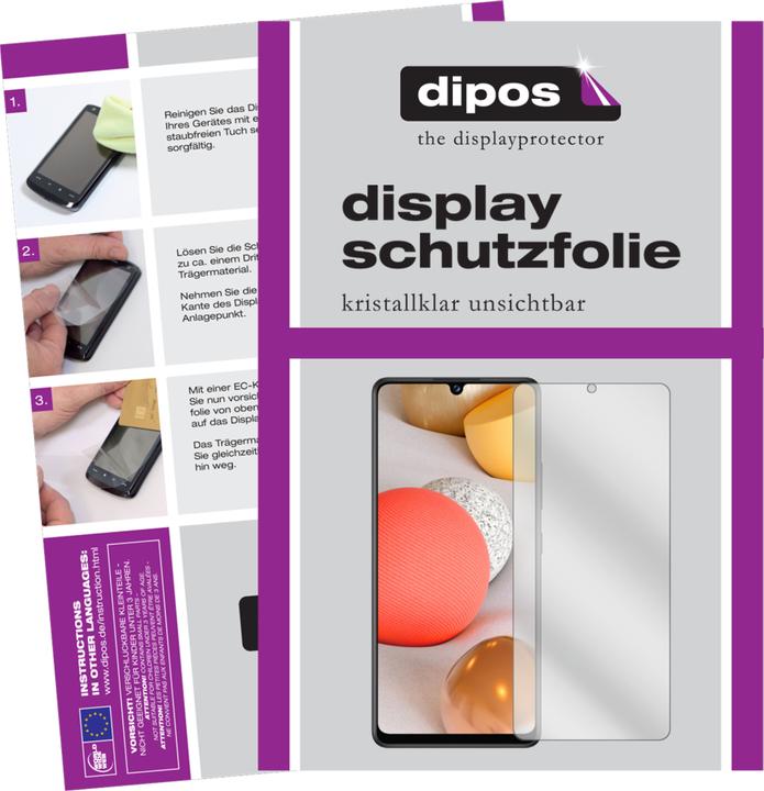 Dipos Displayschutzfolie Crystalclear (1 Stück, Samsung Galaxy A42 5G)