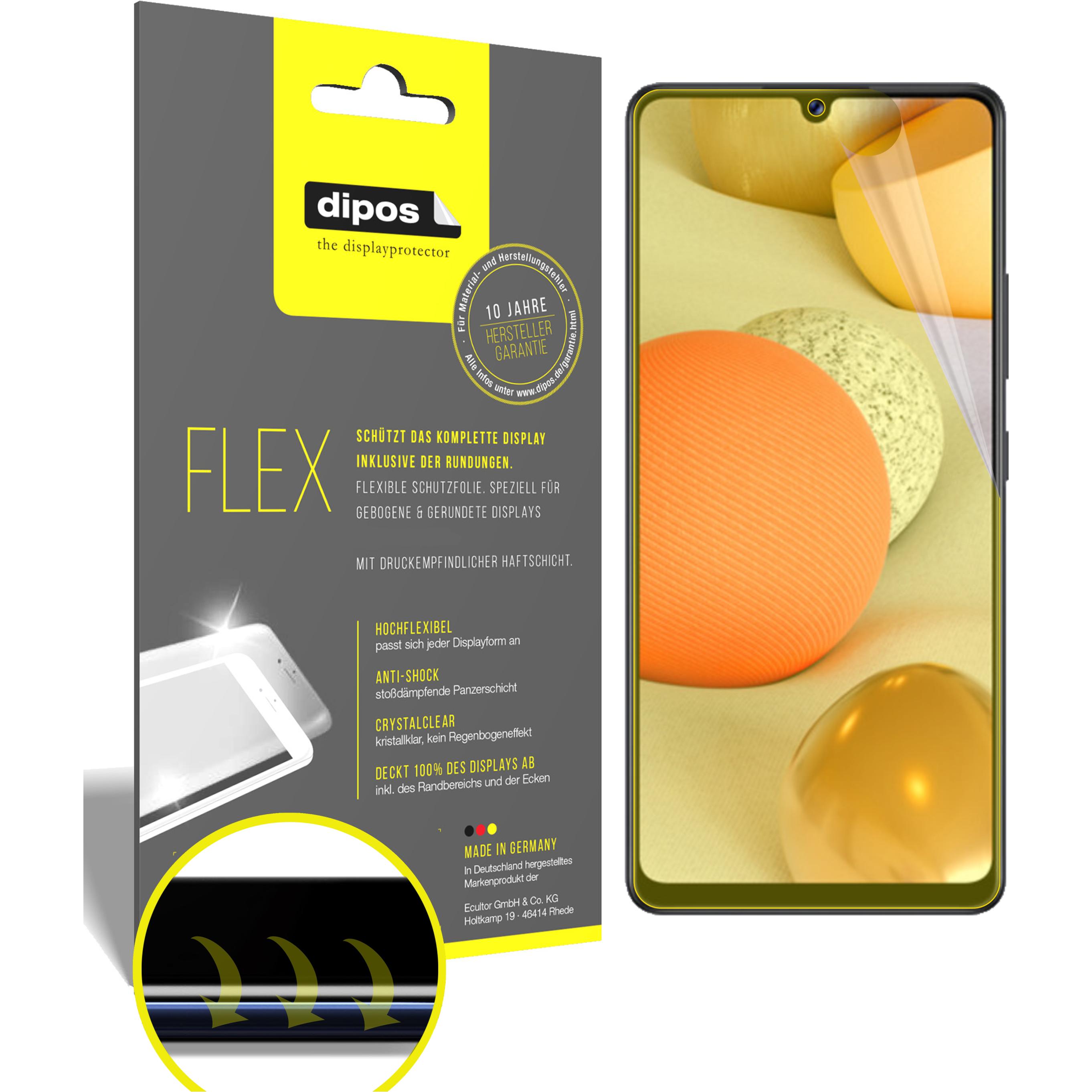 Thumbnail - Dipos Displayschutzfolie Full-Cover 3D (3 Stück, Samsung Galaxy A42 5G), Smartphone Schutzfolie, Transparent