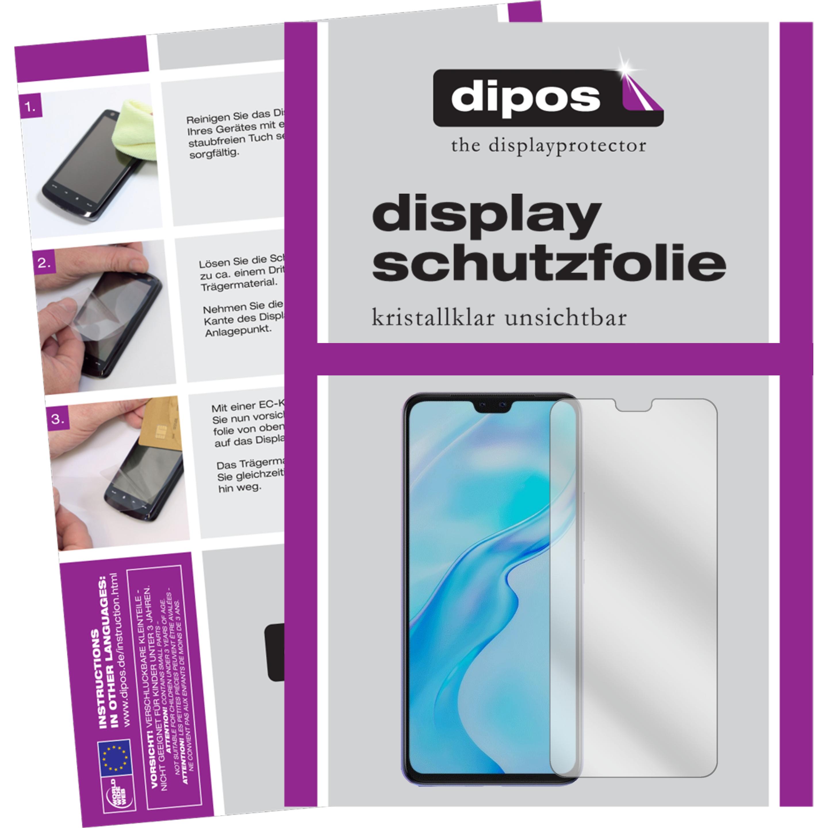 Dipos Displayschutzfolie Crystalclear (6 Stück, Vivo V20 Pro), Smartphone Schutzfolie, Transparent