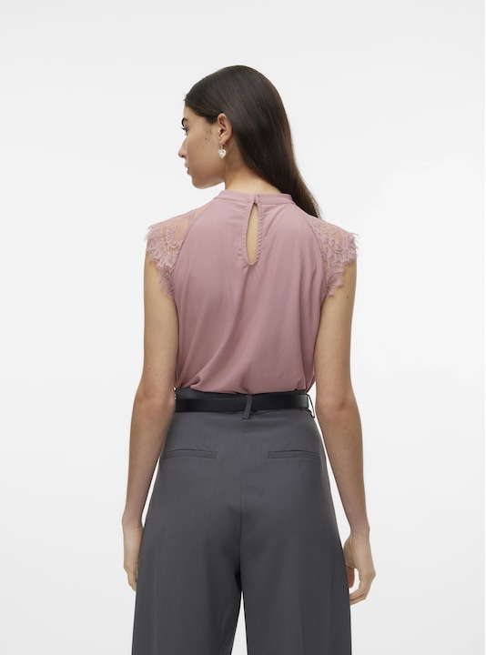 Image du produit Vero Moda Vmmilla Sl Lace Tee Ga (L)
