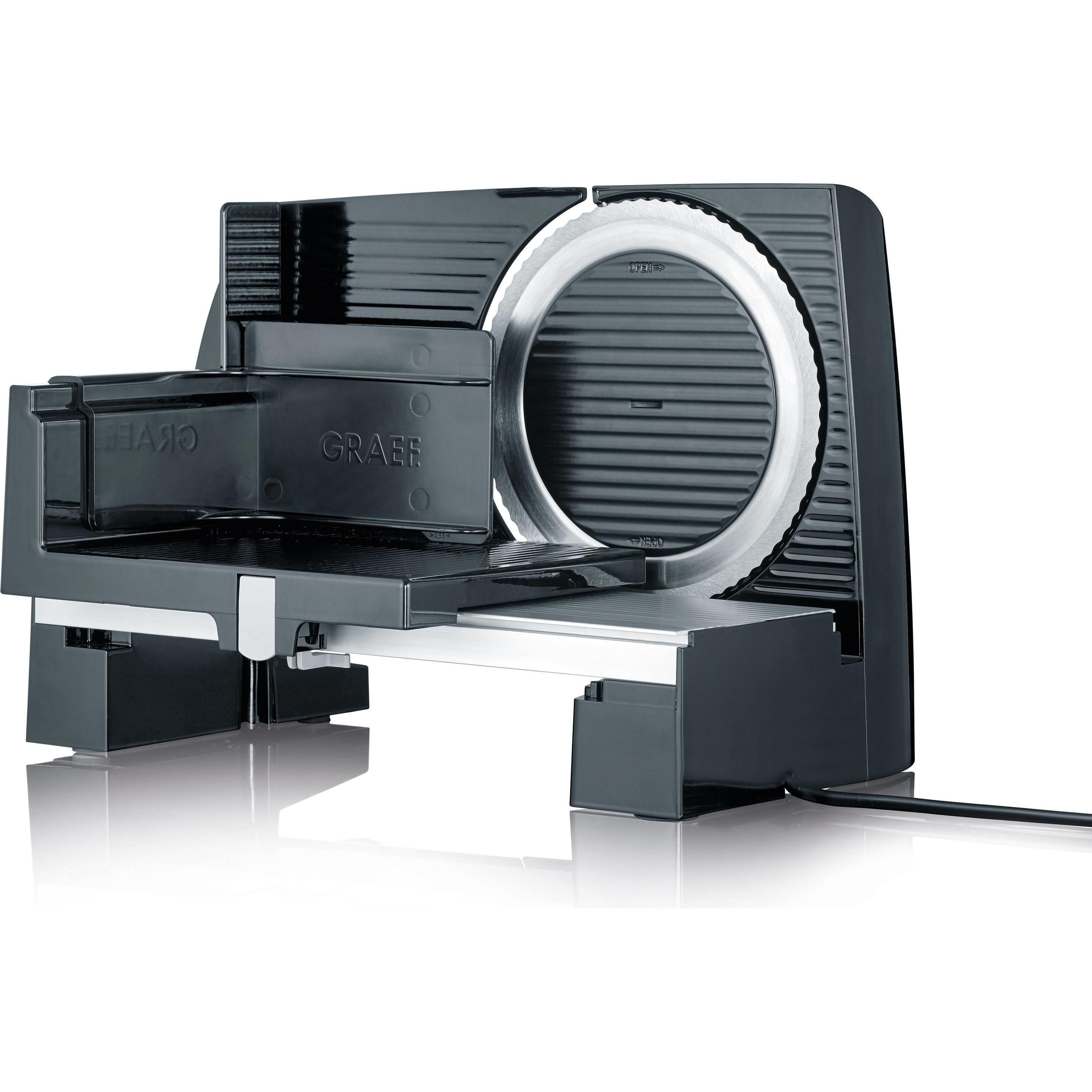 Graef Sliced Kitchen, Aufschnittmaschine, Schwarz