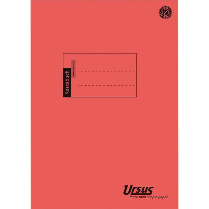 Produktbild Format Kassenbuch Ursus 2 Kolonnen DIN A4 Liniert 80 g/m² Orange (40x)