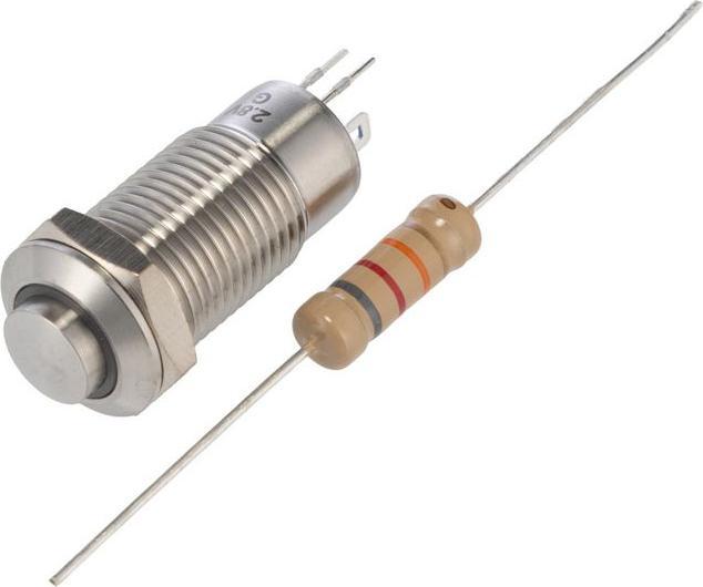 Actual product image RS PRO 12mm,Stainless,Grn,ring,ltch,230V