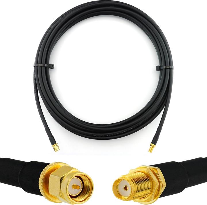 Actual product image Rangeful SMA Male to SMA Female 12m Coaxial Cable??? HF240 (LMR240 equivalent) HF240-SM-SF-12
