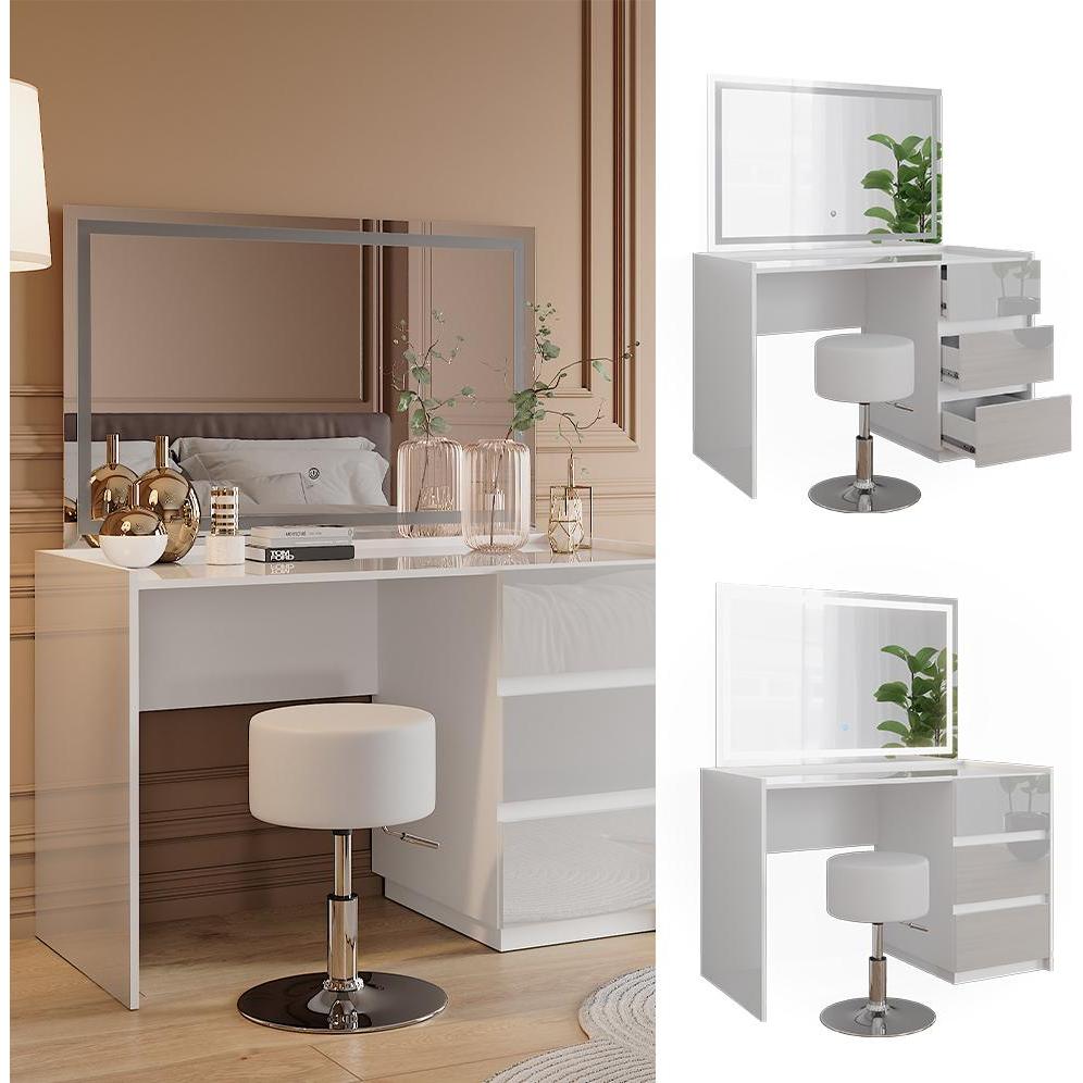 Thumbnail - Vicco, Schminktisch, Marla (120 x 60 x 78.5 cm)