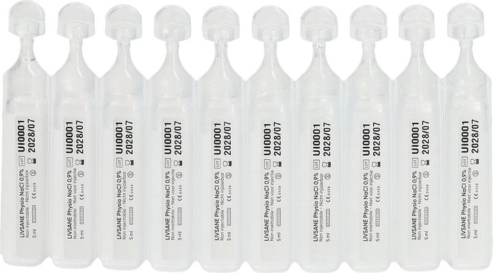 Produktbild Livsane Physio NaCl 0.9 % steril 40 Amp 5 ml