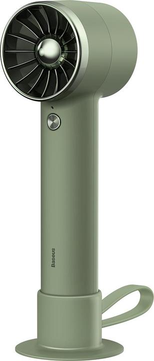 Actual product image Baseus Flyer Turbine Handheld Fan High Capacity4000mAhType-C Output Line Green (56 dB)