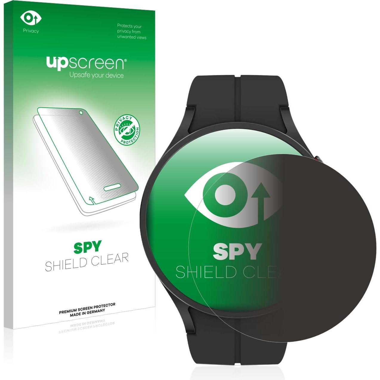 upscreen Spy Shield Blickschutzfolie, Smartwatch Schutzfolie, Transparent