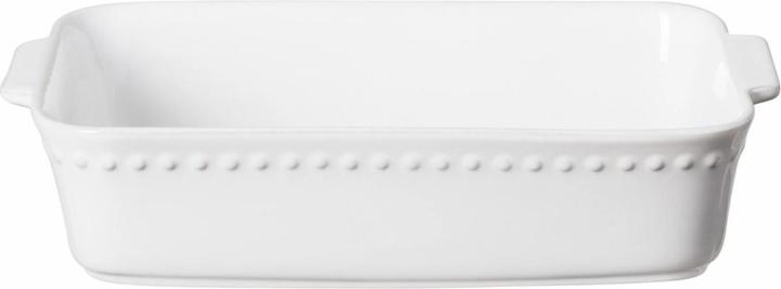 Costa Nova Pearl Backform rechteckig 32.7x20.6 H7.3cm weiss