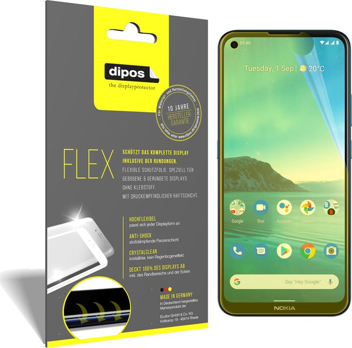 Produktbild Dipos Displayschutzfolie Full-Cover 3D (Nokia 3.4)