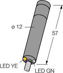 Actual product image Turck Opto Sensor through-beam sensor Laser transmitter M126E2LD W/30 (30 m)