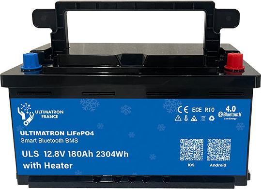 Image du produit Ultimatron ULS-12V-180Ah LiFePO4 Versorgungsbatterie (Heater) (12.80 V, 180 Ah)