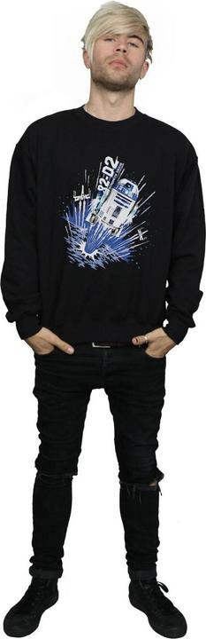 Actual product image Star Wars Mens R2-D2 Blast Off Sweatshirt (3XL)