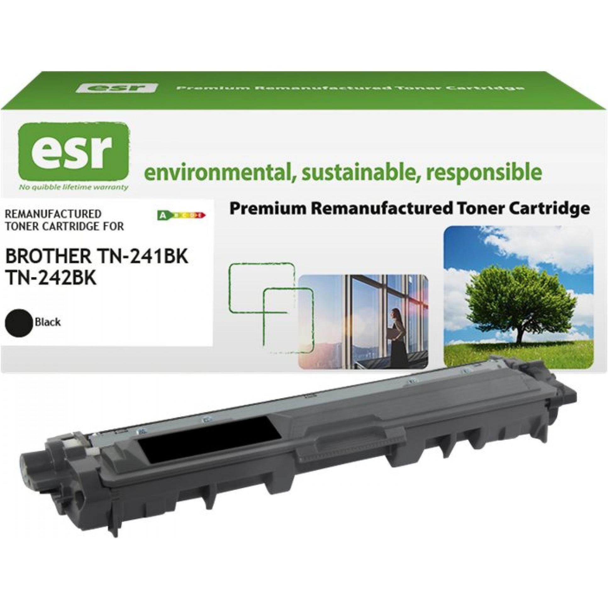 ESR, Toner, Tonercartridge compatible with Brother TN-241BK remanufactured (BK)
